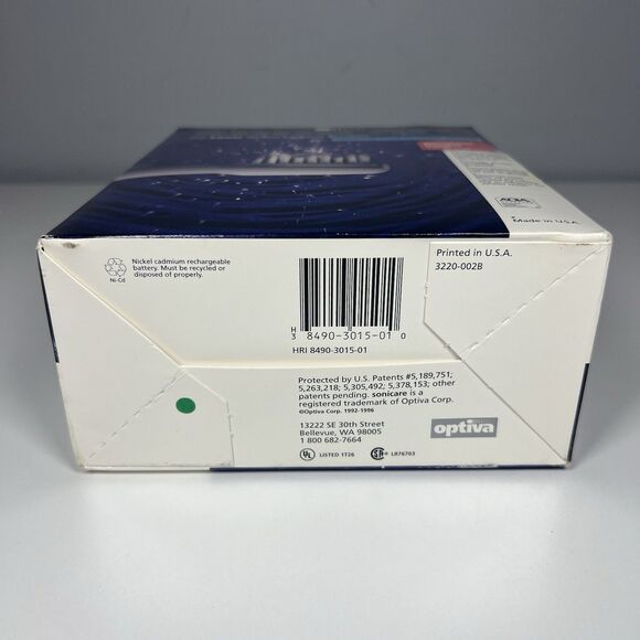 Optiva Sonicare Quadpacer Sonic Rechargable Toothbrush with 2 Heads - New - Picture 8 of 9